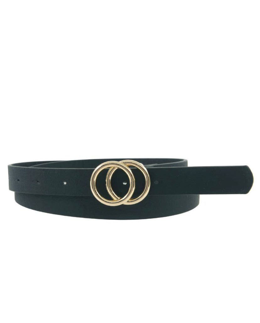 Double Ring Belt - black